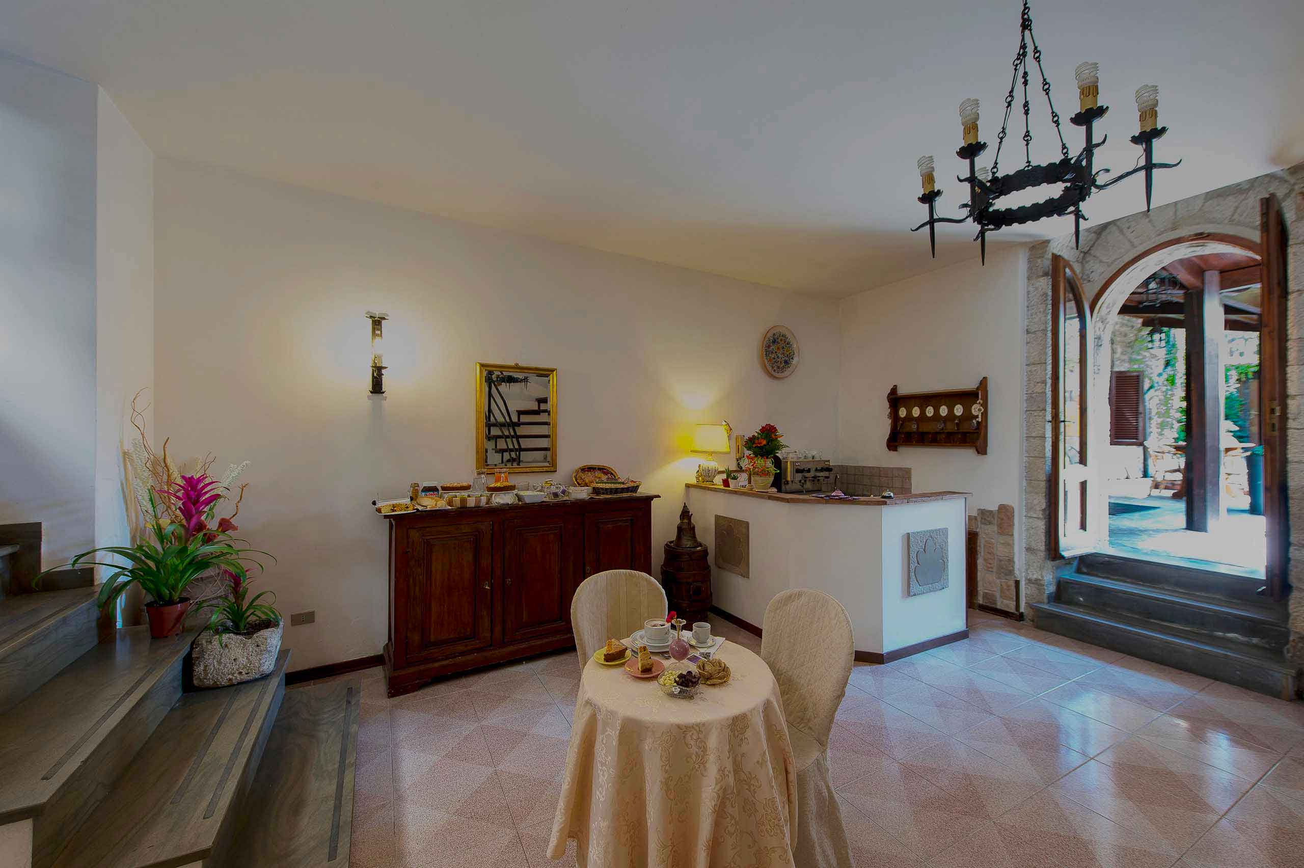 Sala colazione della residenza di via piccardi